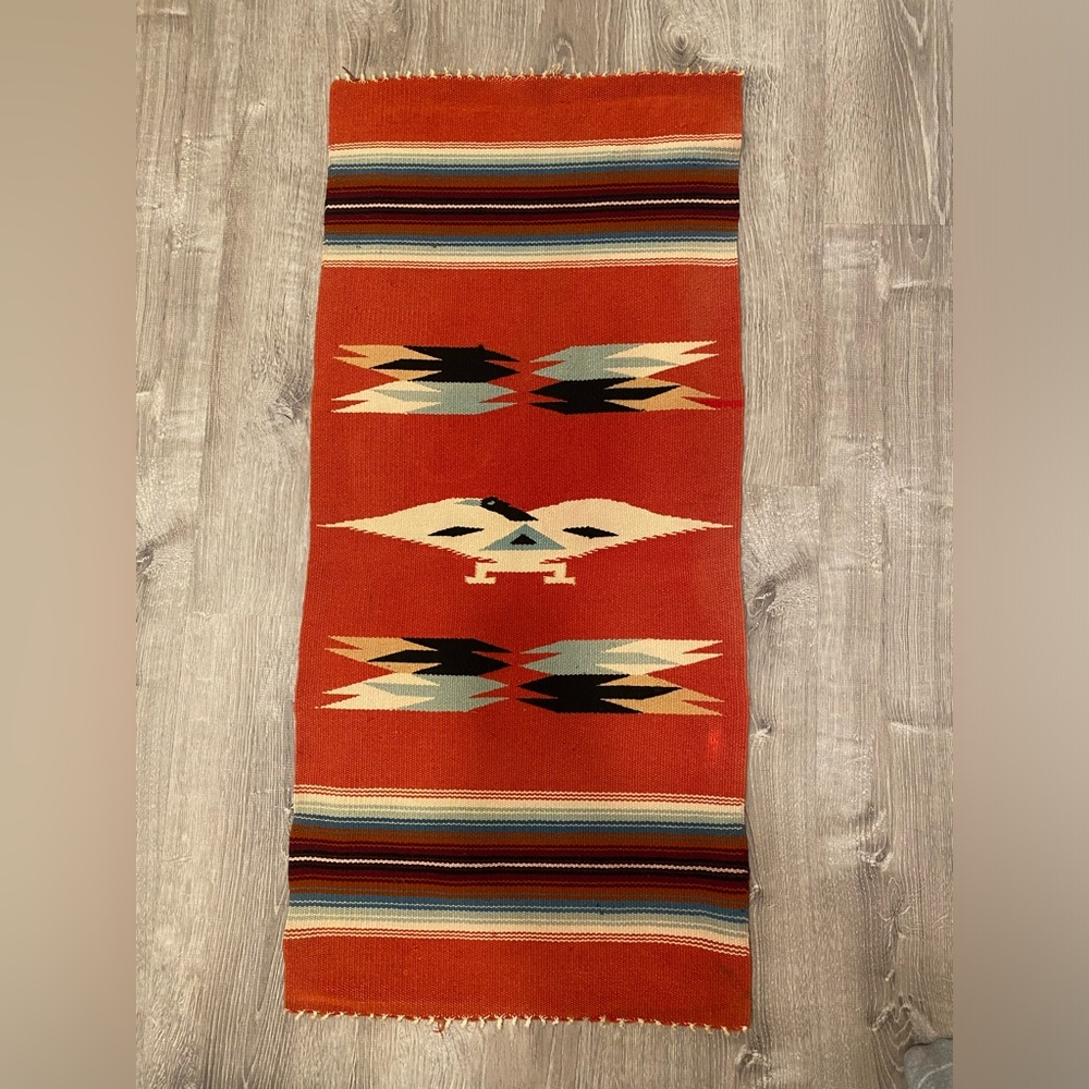 Vintage Navajo Style Wool Rug